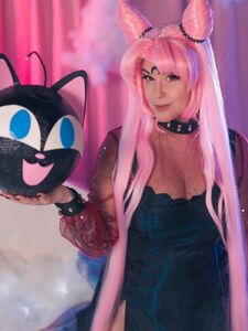 Meg Turney Black Lady set from Sailor Moon Onlyfans Leak Album