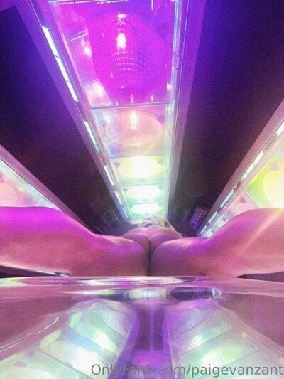 Paige VanZant Nude Tanning Bed Onlyfans Set Leaked